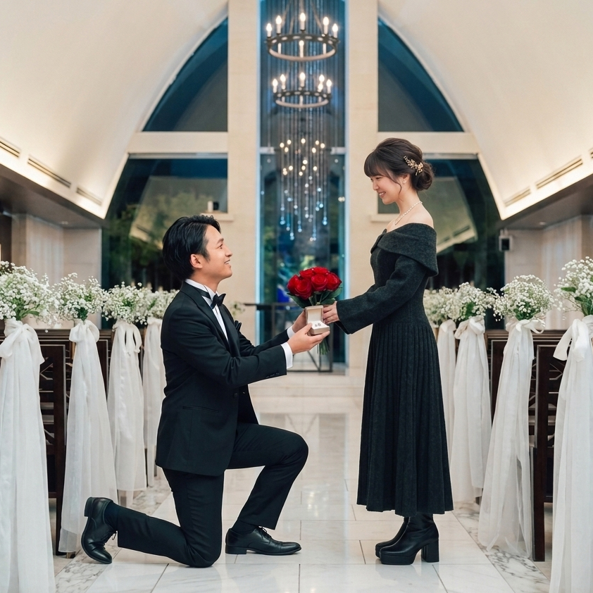 プロポーズ写真